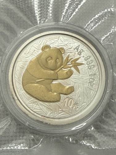 China panda 2000 - 2000, gilded