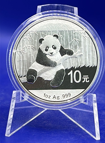 Silber 10 yuan china - oz., /