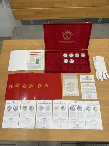 Sammlung stück silber panda - stück,