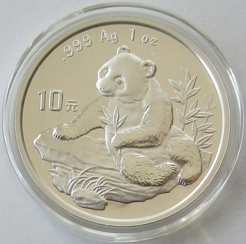 China yuan 1998 panda - 10,