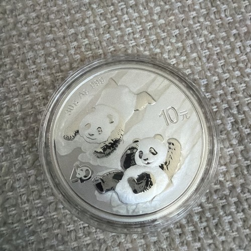 Panda plata 999 china - oz,