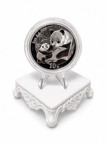 China silber panda - china, 10