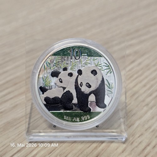 China yuan 2010 panda - 10,