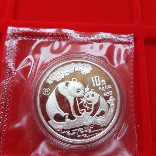 Silbermünze china panda - silbermünze, oz