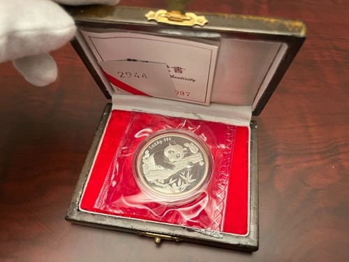 China panda 1oz silber pp - panda,
