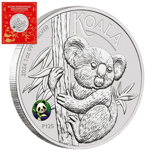 Silbermünze koala beijing - silbermünze,