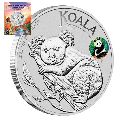 Silbermünze koala beijing - silbermünze,